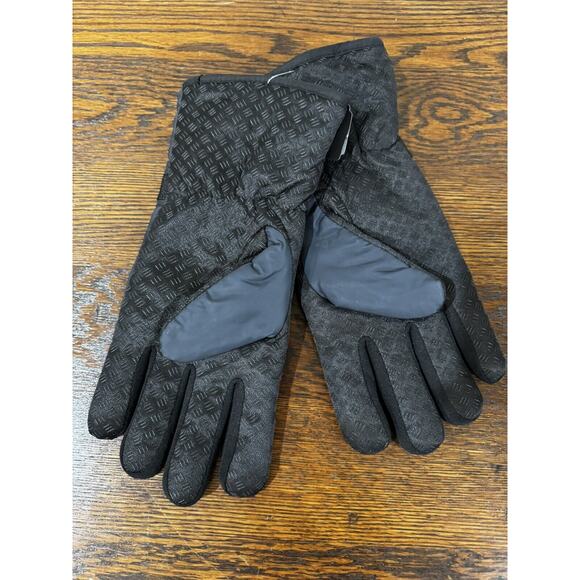 Men's NEW Winter Gloves zipper pocket DF Sport - Blue/Black Zipper Pocket - Picture 2 of 7
